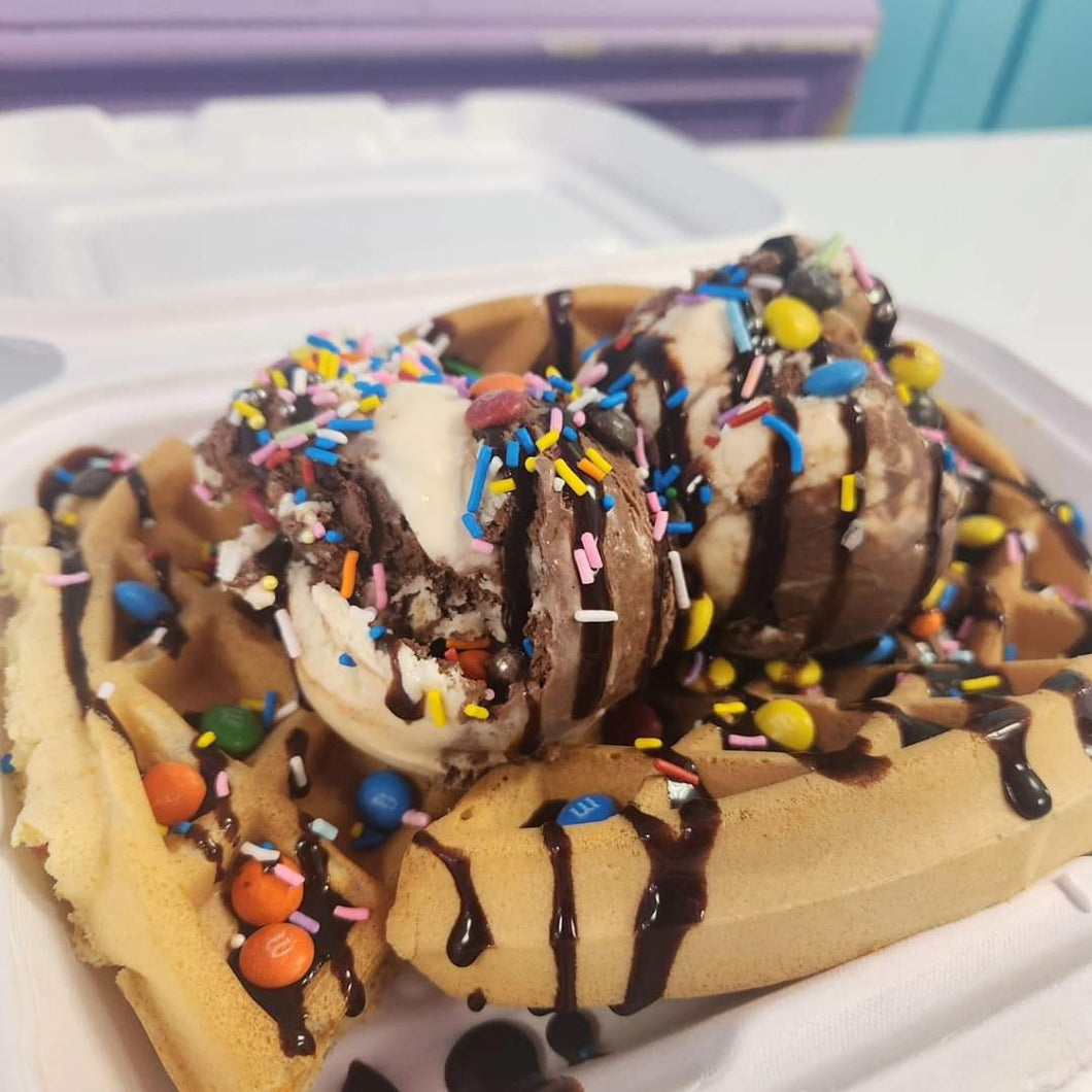 Ice Cream Waffle - Half Order