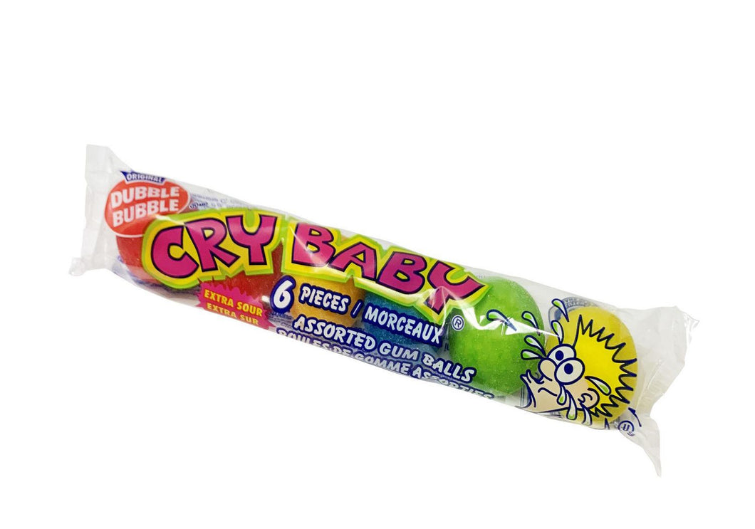 CRY BABY EXTRA SOUR GUM BALLS - 6 PACK